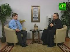 Conversations with the priest on the Soyuz TV channel: Archpriest Pavel Velikanov Broadcast of the Union conversation with the priest
